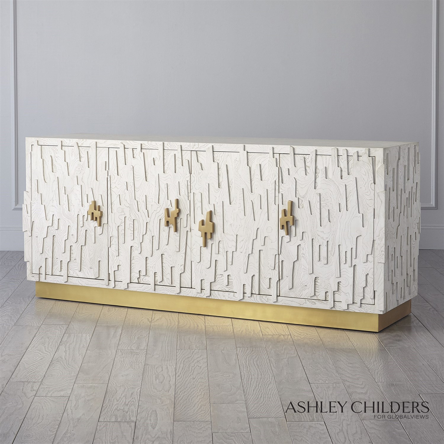 66537 Brutalist storage shelves - Global Views