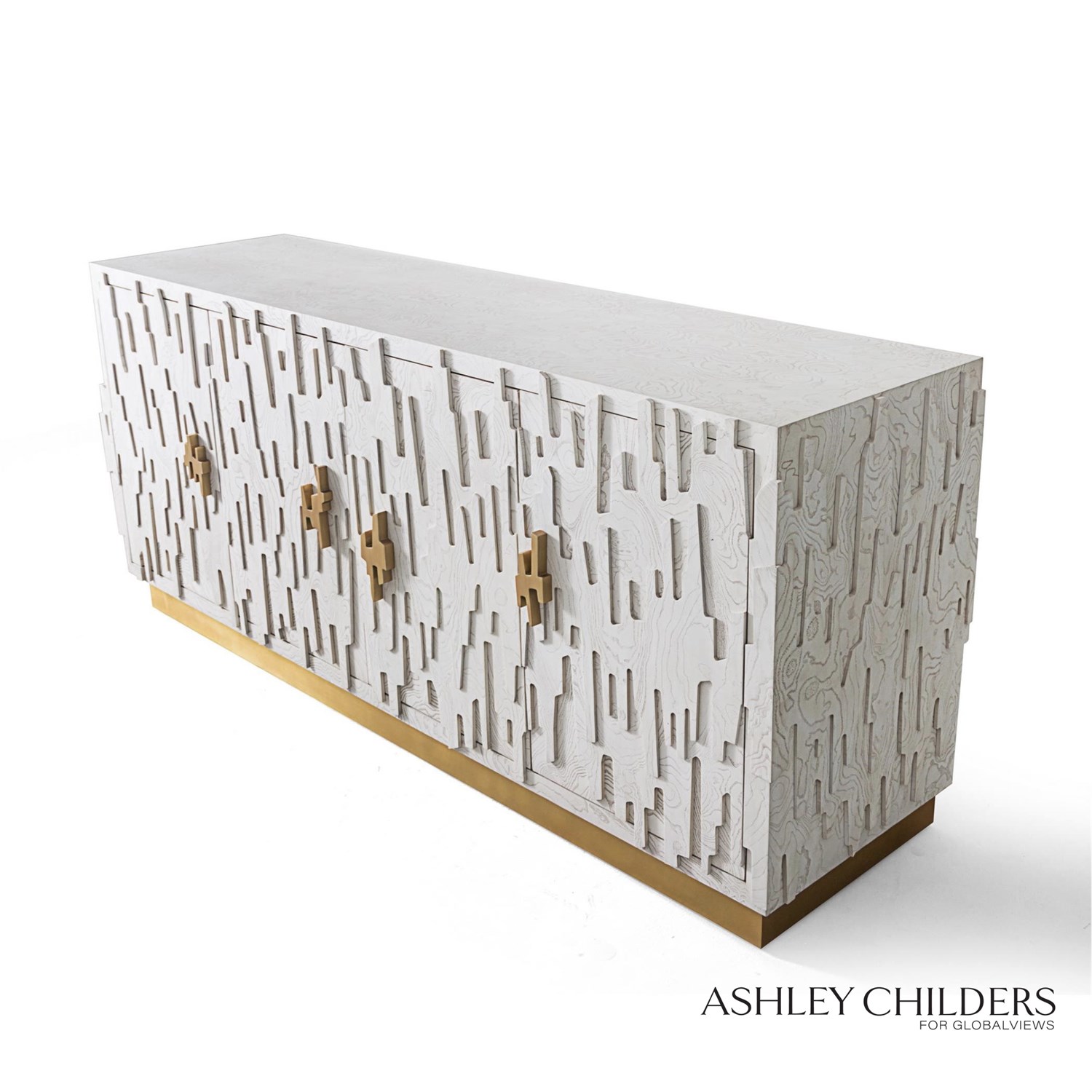 66542 Brutalist reveal storage shelves - Global Views