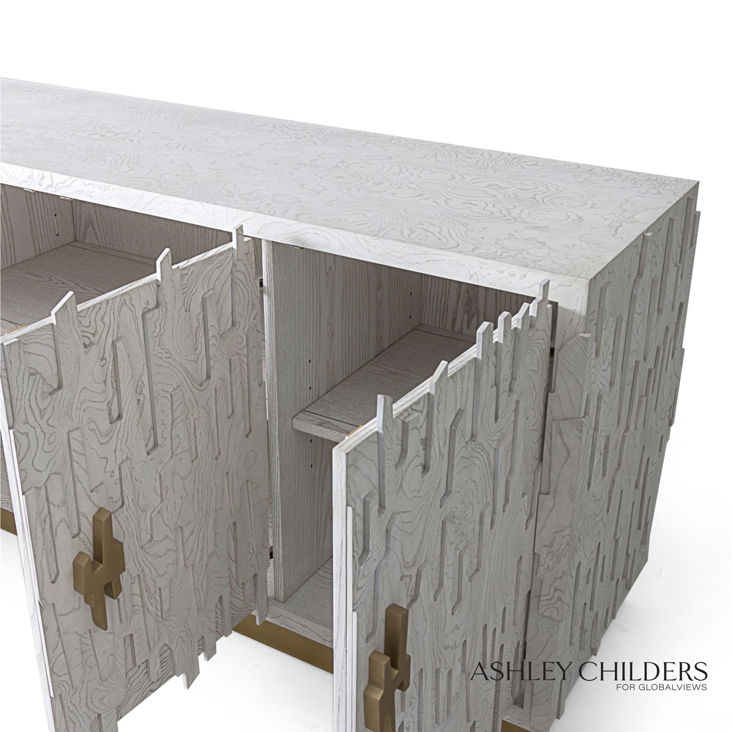 66546 Brutalist reveal storage shelves - Global Views