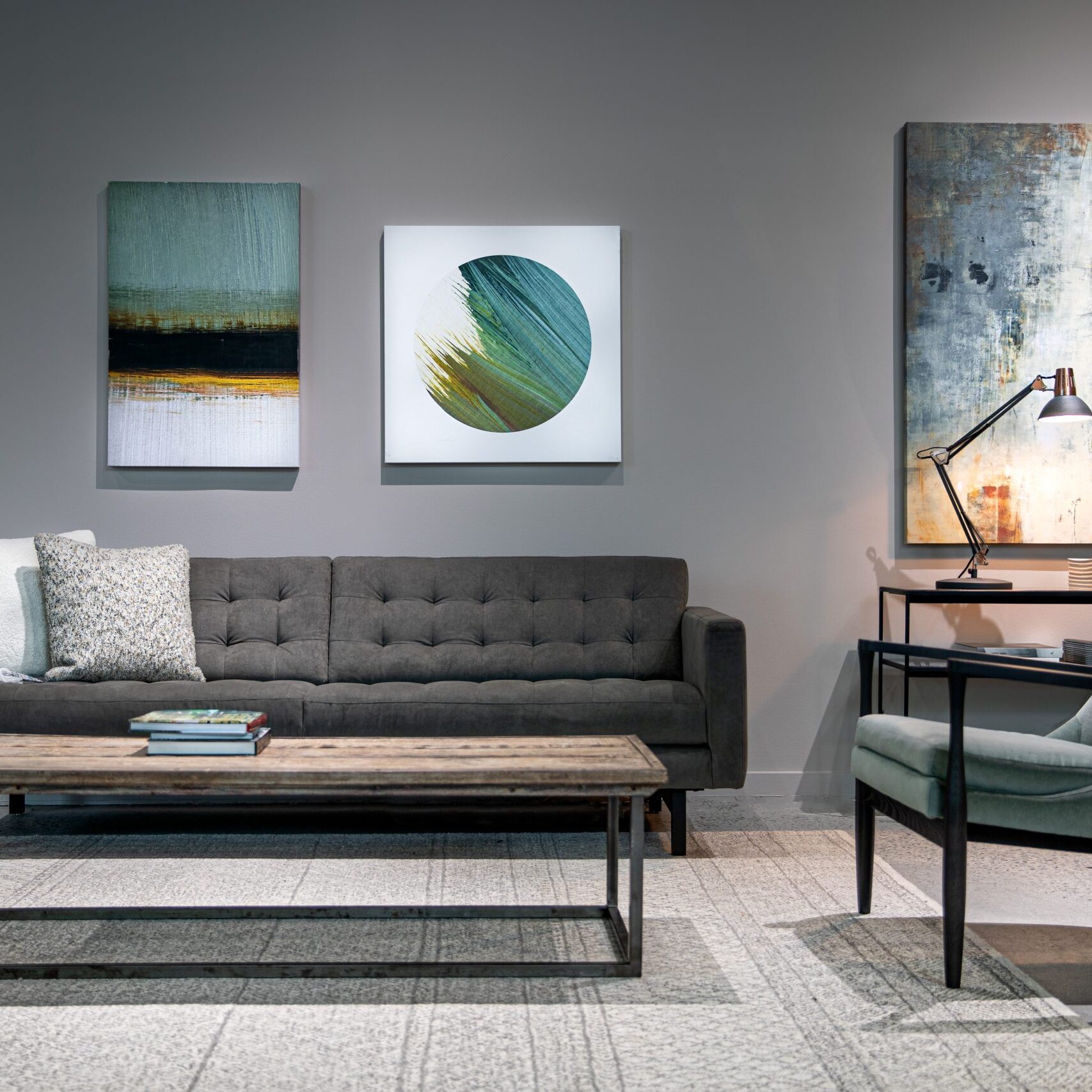 market, 2022 market, april market, lifestyle, showroom, product, photography, parker, sofa, aaron, chair, accent