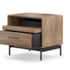 Linq wooden bedroom side table- BDI